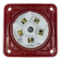 Розетка силова промислова TP Electric 5x16A 3P+N+PE із заземленням 75x75мм пряма 60-40-84 Розетка силова промислова TP Electric 5x16A 3P+N+PE із заземленням 75x75мм пряма 60-40-84