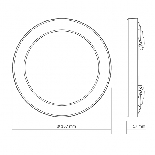 LED cветильник Videx DL6R 12W 3000-4000-6500K  встраиваемый круглый VL-DL6R-12CW