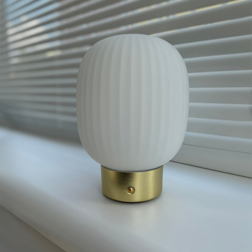 Настільна LED лампа Goldlux Latte 1.8W аккумуляторная 2700K IP20 золото 329837