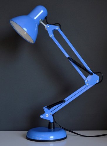 Настольная лампа Lebron L-TL-Tel E27 40W Синяя 15-11-82