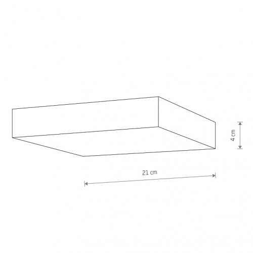 Світильник стельовий Nowodvorski LID SQUARE IP20 10435