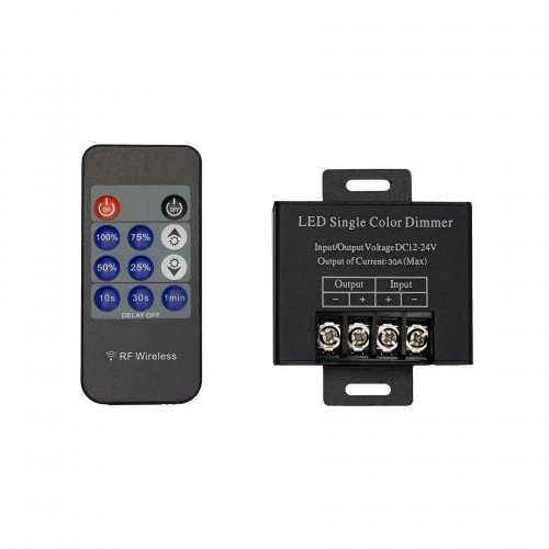 Диммер Prolum RF 5-24V 30А (11 кнопок) с пультом 401017