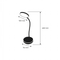 Настольная LED лампа аккумуляторная Eurolamp 5W 2400mAh 2800-6500К белая LED-TLB-5W