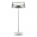 Настільна LED лампа Goldlux Casablanca акумуляторна вулична 2700K IP44 на сонячній батареї білий 329882 Настільна LED лампа Goldlux Casablanca акумуляторна вулична 2700K IP44 на сонячній батареї білий 329882