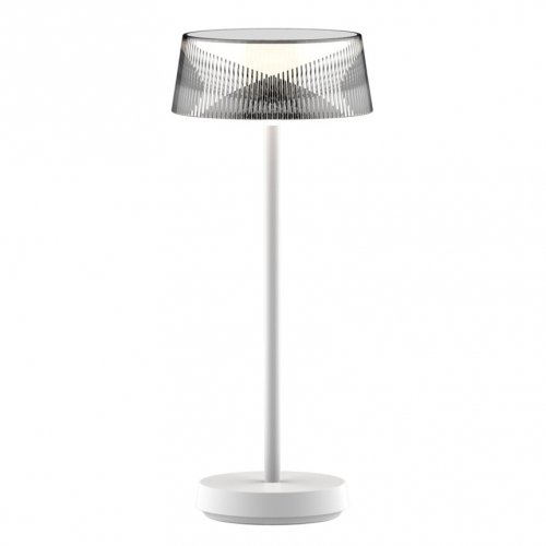 Настільна LED лампа Goldlux Casablanca акумуляторна вулична 2700K IP44 на сонячній батареї білий 329882