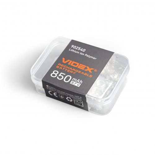 Акумулятор Videx Li-pol 850mAh 3.7V VLF-B103450-18