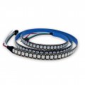 Адресна Smart LED стрічка LT WS2812B SMD5050 Digital RGB 144шт/м 36W/м 5V IP20 чорна 93015