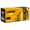 LED гірлянда Lebron штора 3x2м 320LED 220В жовта 15-18-79