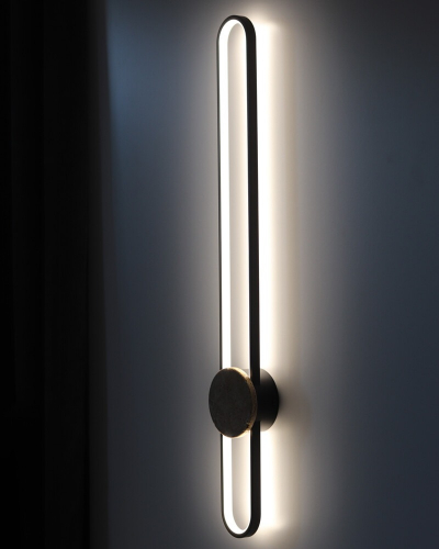 Світильник настінний бра Goldlux Florentyna 24W 4000K IP20 чорний 333919