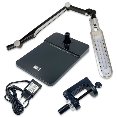 Настільна LED лампа Horoz EBRU 10W 3000-6000K сенсор чорний 049-010-0010-020