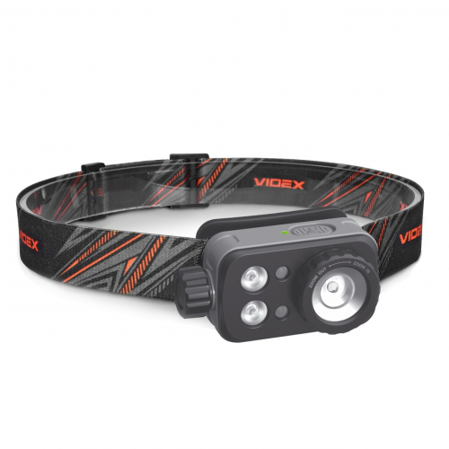 Налобный светодиодный аккумуляторный LED фонарь Videx 500Lm 5000K IP65 VLF-H046Z