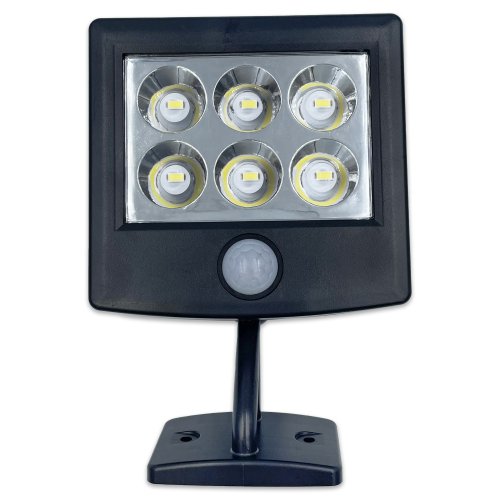 LED светильник уличный Lebron L-SL-48648AT на солнечной батарее 3W 6500К IP65 с датчиком движения 15-17-60