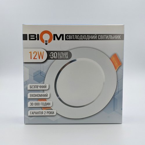 LED светильник Biom 12W 5000К круг CB-DF-12W 19670