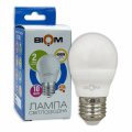 LED лампа Biom G45 10W E27 4500K BT-702 матовая 23977