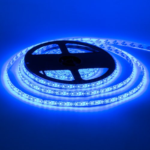 LED стрічка Motoko SMD3528 120шт/м 9.6W/m IP65 12V Синій 1012076