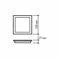LED cветильник Eurolamp 6W 4000K квадрат LED-DLS-6/4(glass) LED cветильник Eurolamp 6W 4000K квадрат LED-DLS-6/4(glass)