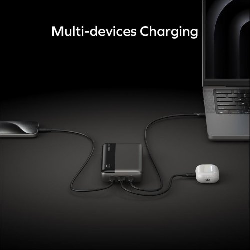 Портативное зарядное устройство (повербанк) Momax 25000mAh USB-C BLACK IP150D