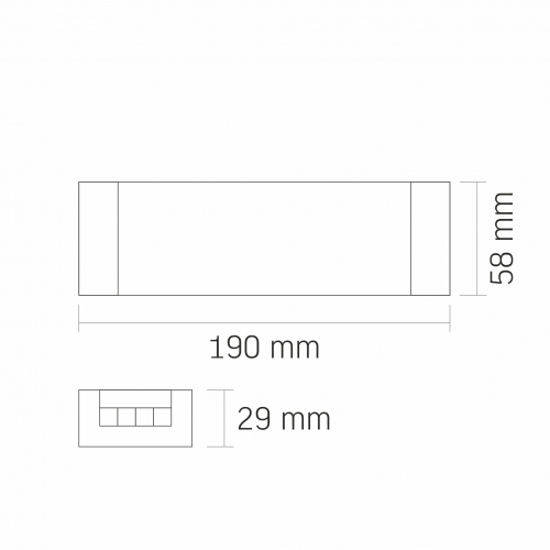 Блок питания Videx 200W 24V 8.34A IP20 VL-LST-P200-24V