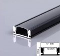 Комплект LT профиль накладной алюминиевый анод LT-1707+ рассеиватель LT-1707-08-3-Bl черный 51033