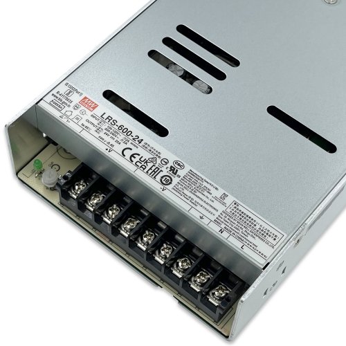 Блок живлення Mean Well 600W 24V 25A IP20 LRS-600-24
