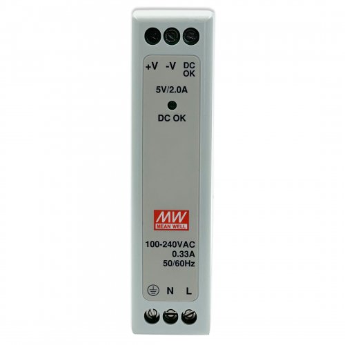 Блок живлення Mean Well на DIN-рейку 10W 2A 5V MDR-10-5