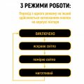 Фонарь ручной LED аккумуляторный Lebron L-HL-11302 3W 10000K USB+Type-C 15-15-35