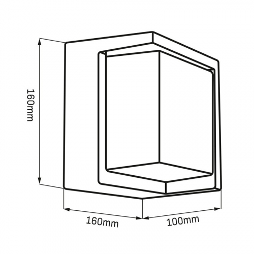 Уличный LED светильник Goldlux Essen 12W 4000K IP44 330963