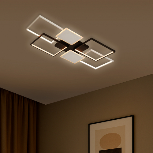 LED люстра Eurolamp квадратна M28 120W 3000-6500K LED-LS-120-M28