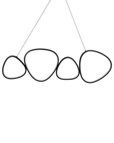 LED світильник підвісний Goldlux Petra 48W 4000K чорний 334046