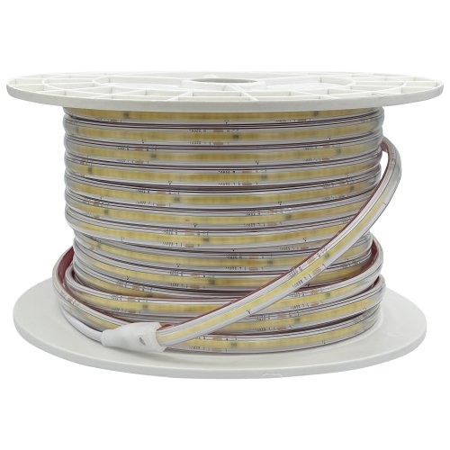 LED лента Biom Professional COB 240шт/м 9W/м IP65 230V (6000-6500) 50 метров BPS-G4-230-COB-240-10-CW