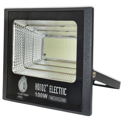 Світлодіодний LED прожектор на сонячній батареї Horoz TIGER 100W 6400К IP65 068-012-0100-010