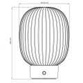 Настільна LED лампа Goldlux Latte 1.8W аккумуляторная 2700K IP20 золото 329837