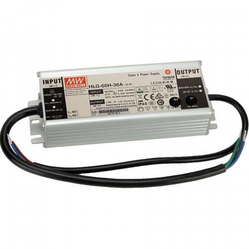 Блок питания Mean Well 61.2W 1.7A 40V IP65 HLG-60H-36A