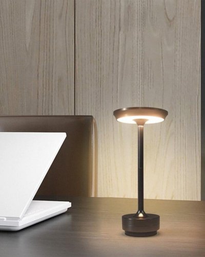 Настольная LED лампа аккумуляторная Kloodi 5W 2700K/4000K/6500K IP20 черный TA-5V CLA CCT BK