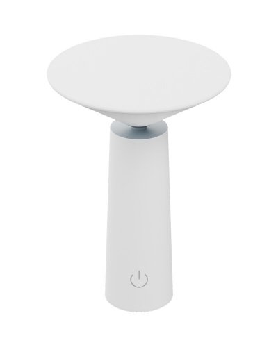Настольная LED лампа аккумуляторная Kloodi 5W 2700K/4000K/6500K IP20 белый TA-5V RIO CCT WH