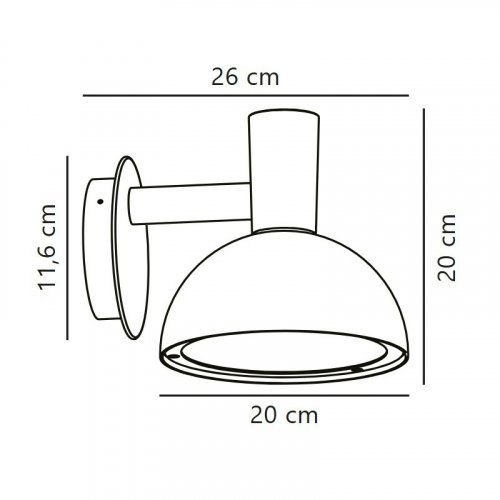 Вуличний світильник Nordlux Arki E27 IP54 чорний 75181003