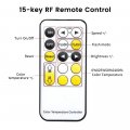 Контроллер Prolum SPI CCT:W+WW RF 5-24V 6А 2048px (15 кнопок) пульт 402049 Контроллер Prolum SPI CCT:W+WW RF 5-24V 6А 2048px (15 кнопок) пульт 402049