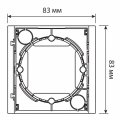 Коробка для зовнішнього монтажу Ardero EF111-B Soft чорний 9082