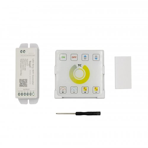 Диммер с сенсорной панелью Prolum CCT 5-24V 12A Wi-Fi TUYA HomeLink 404018