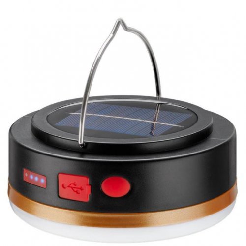 Ліхтар лампа LED акумуляторний GOOBAY 3.7W USB SOLAR W/REMOTE 60344