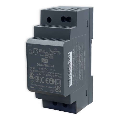 Изолированный DC/DC-преобразователь Mean Well на DIN-рейку 30W 1.25A 24V DDR-30L-24