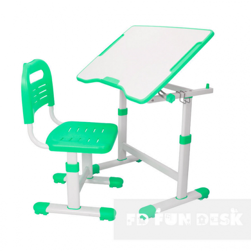 Комплект парта и стул-трансформеры FunDesk Sole II Green 221905
