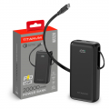 Портативное зарядное устройство (повербанк) TITANUM WCS20 20000mAh PD45W Black TPB-WCS20-B Портативное зарядное устройство (повербанк) TITANUM WCS20 20000mAh PD45W Black TPB-WCS20-B