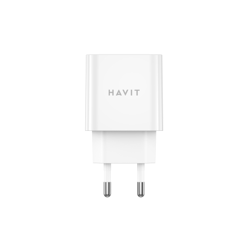 Мережевий зарядний пристрій HAVIT 15W 2xUSB-A White HV-UC006B-WH