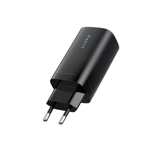 Мережевий зарядний пристрій  HAVIT GaN 67W USB-A+2xUSB-C Black HV-UC20-BK