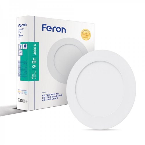 Точковий LED світильник Feron AL510-1 9W 4000К білий 7571