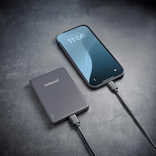 Портативний зарядний пристрій (повербанк) INTENSO 5000mAh MAG MW5000 GREY 7344024