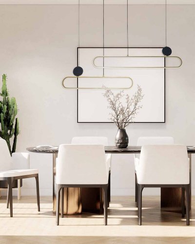 LED світильник підвісний Goldlux Florentyna 48W 4000K золото 333902