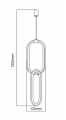 Люстра Horoz SANTANA LED 12W 4000K черный 019-072-0012-020