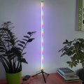 Світильник на підставці Eurolamp 10W RGB з пультом чорний LED-FLD-10W(RGB)W